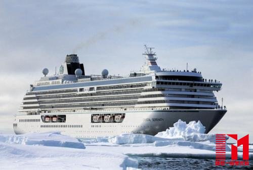 美豪华邮轮载900旅客穿越北极 被批“灭绝之旅”